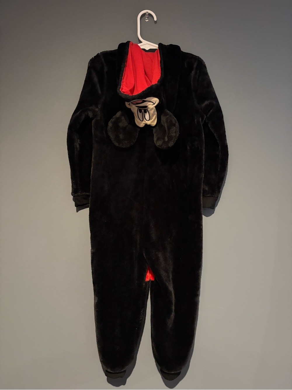 Mickey Mouse Onsie Zip Up Suit Costume Kids Size 5T Halloween Dress Up Bodysuit - Picture 2 of 8